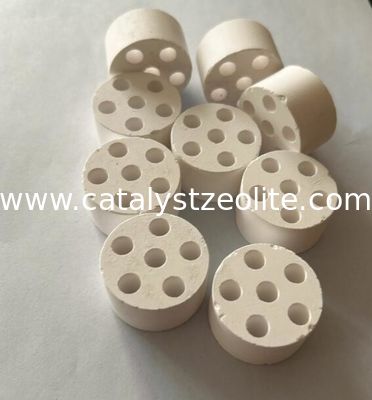 Hoge thermische stabiliteit Aluminium Catalyst Support 6 Hole 33mm 18mm
